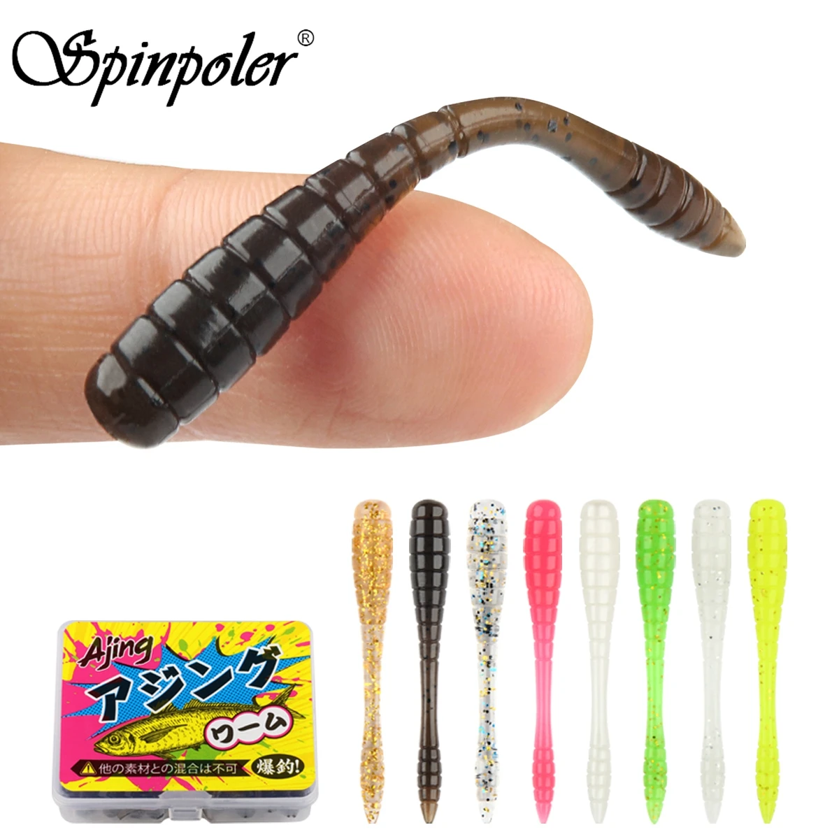 Fishing Lure Topwater - เหยื่อปลอม Spinpoler TPR Ajing เหยื่อตกปลาทะเล เหยื่อตกปลาหิน
