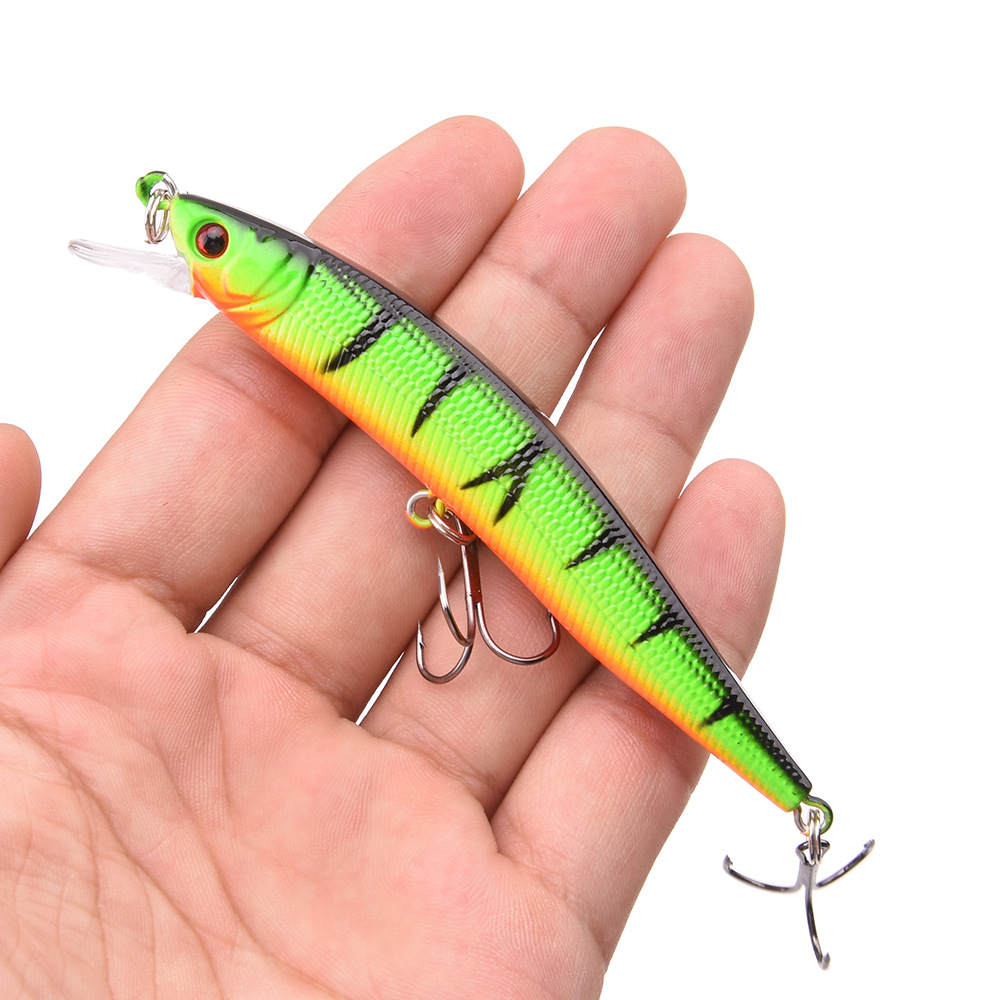 Fishing Lure Jerkbait - ลอยเหยื่อตกปลา Minnow 10cm 9.5g 3D ตา