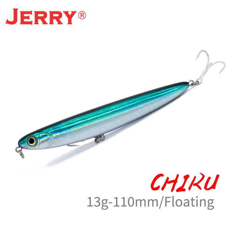 Fishing Lure Topwater - Jerry พื้นผิวดินสอลอยล่อ 110 มม./4,5in Topwater Stickbait