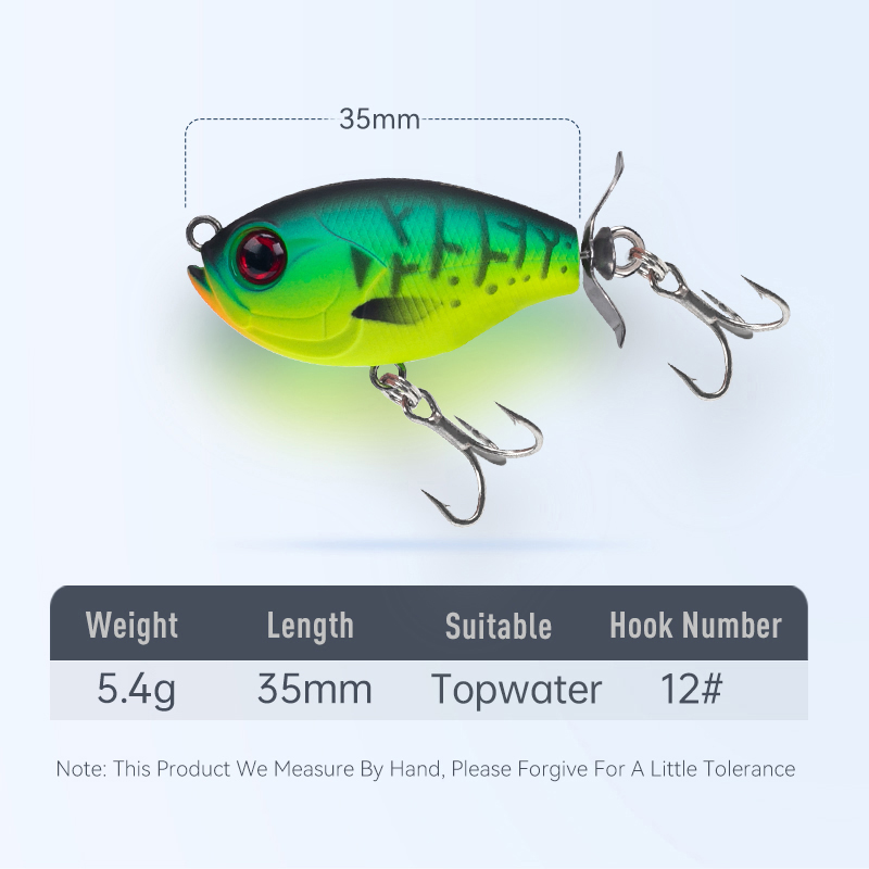 เหยื่อล่อปลาเหยื่อปลอมชนิดแข็ง - Fishing Lure Topwater บทวิจารณ์และราคา