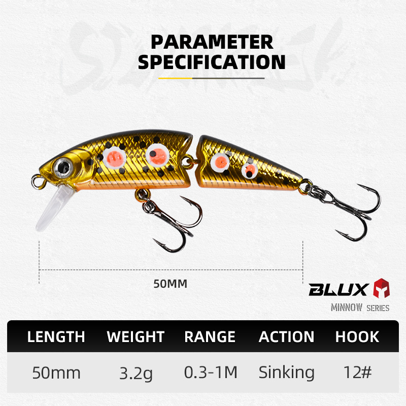 บลักซ์ดร. Minnow Joint 50S Swi - Fishing Lure Popper บทวิจารณ์และราคา