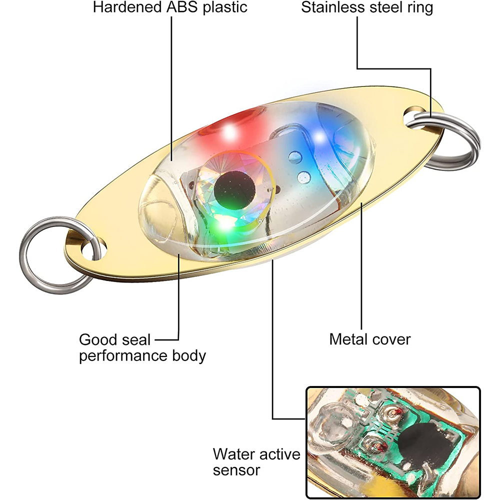 Pro beros ไฟตกปลา LED ทรงหยดน้ - Fishing Lure Buzzbait บทวิจารณ์และราคา