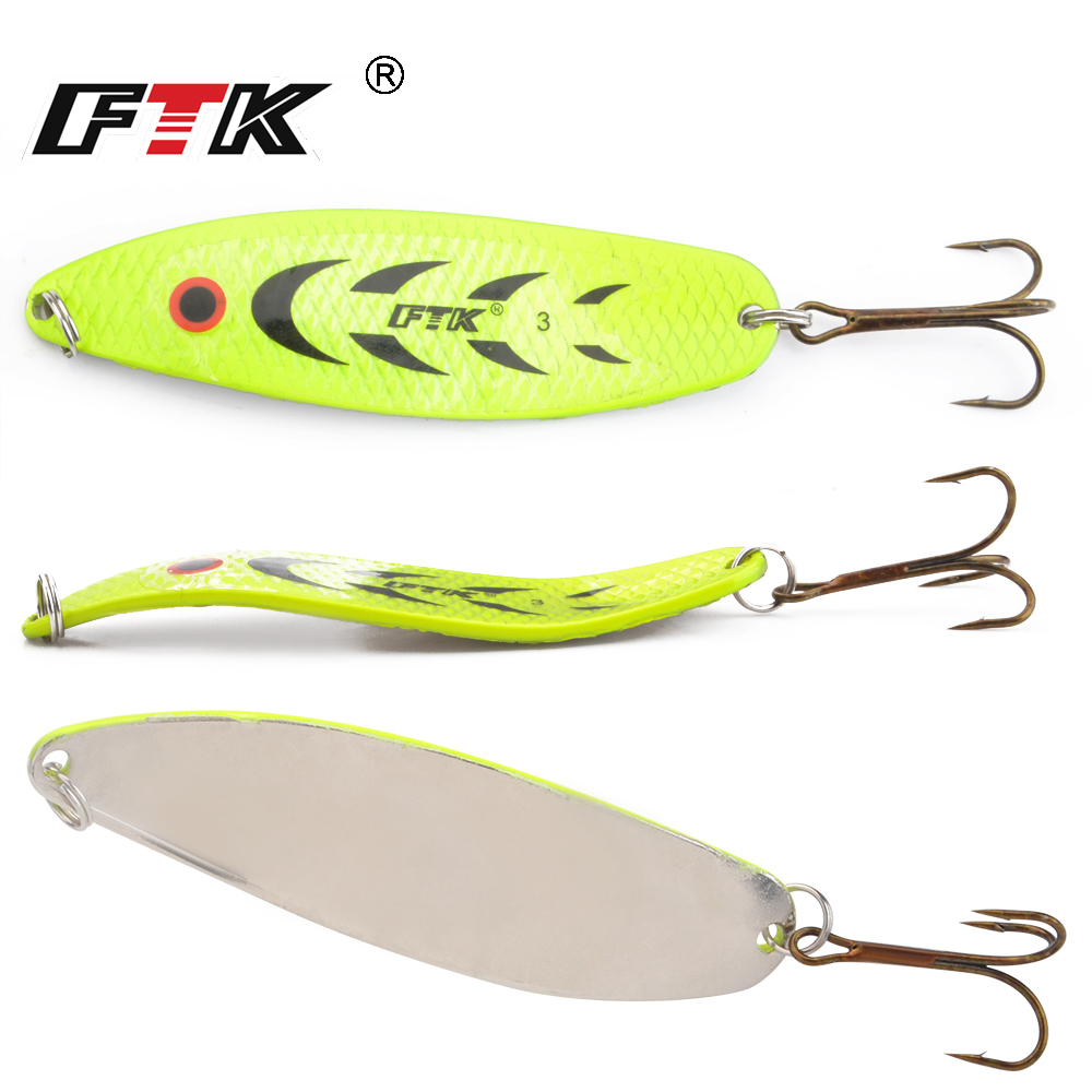 เหยื่อตกปลาคาร์พแบบตีไกล FTK 2 - Fishing Lure Spoon บทวิจารณ์และราคา