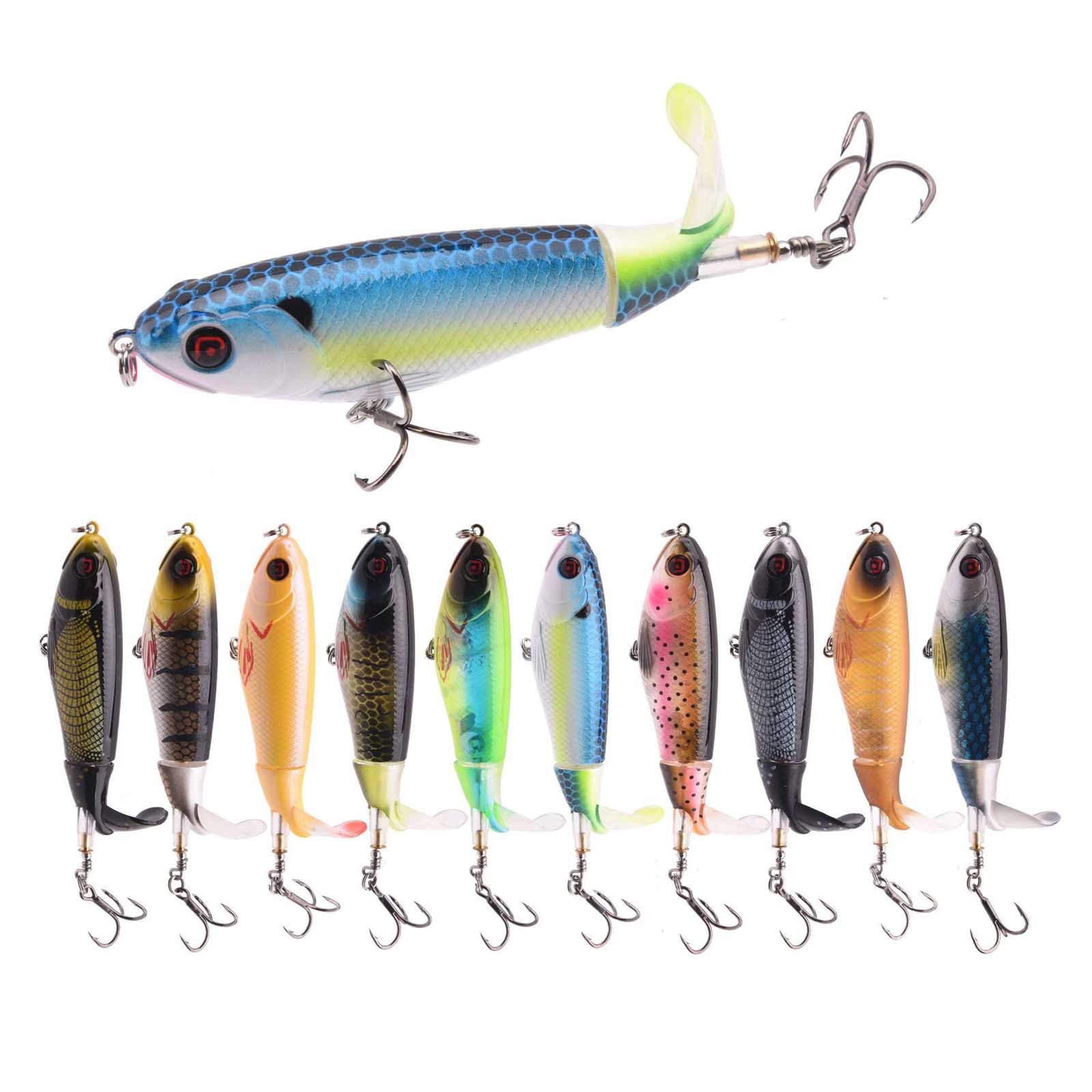 เหยื่อปลอมแบบใบพัด ขนาด 10.5 ซ - Fishing Lure Popper บทวิจารณ์และราคา