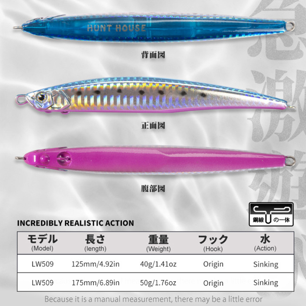 เหยื่อปลอม Hunthouse Jerk Pres - Fishing Lure Jerkbait บทวิจารณ์และราคา