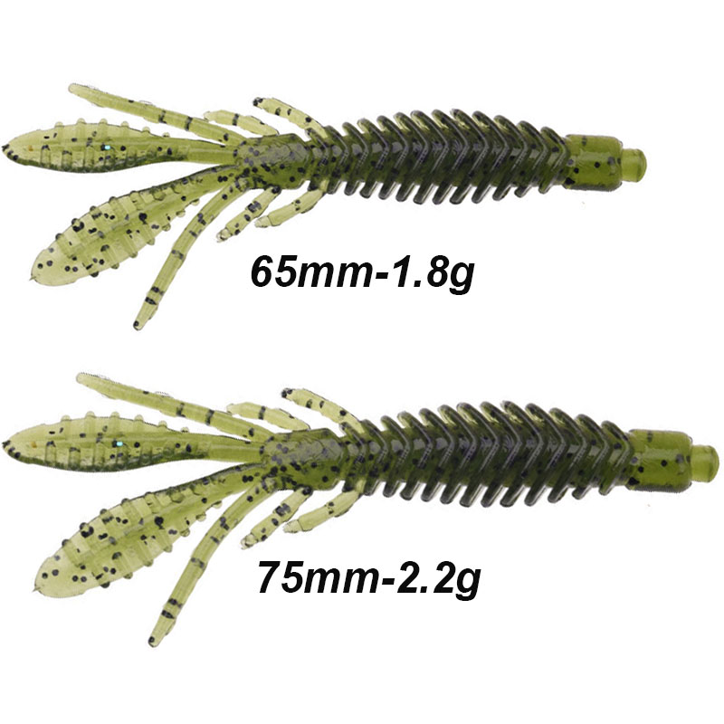 WESTBASS 5PCS Larva เหยื่อ1.8G - Fishing Lure Soft Plastic บทวิจารณ์และราคา