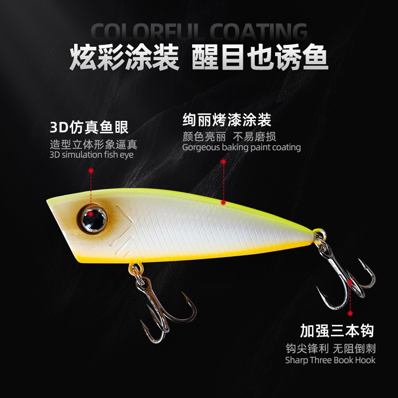 เหยื่อตกปลาแบบใหม่ เหยื่อปลอมแ - Fishing Lure Popper บทวิจารณ์และราคา