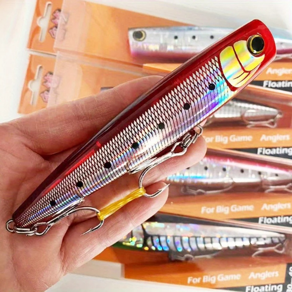 เหยื่อปลอม ABS ขนาดใหญ่ 1 ชิ้น - Fishing Lure Popper บทวิจารณ์และราคา