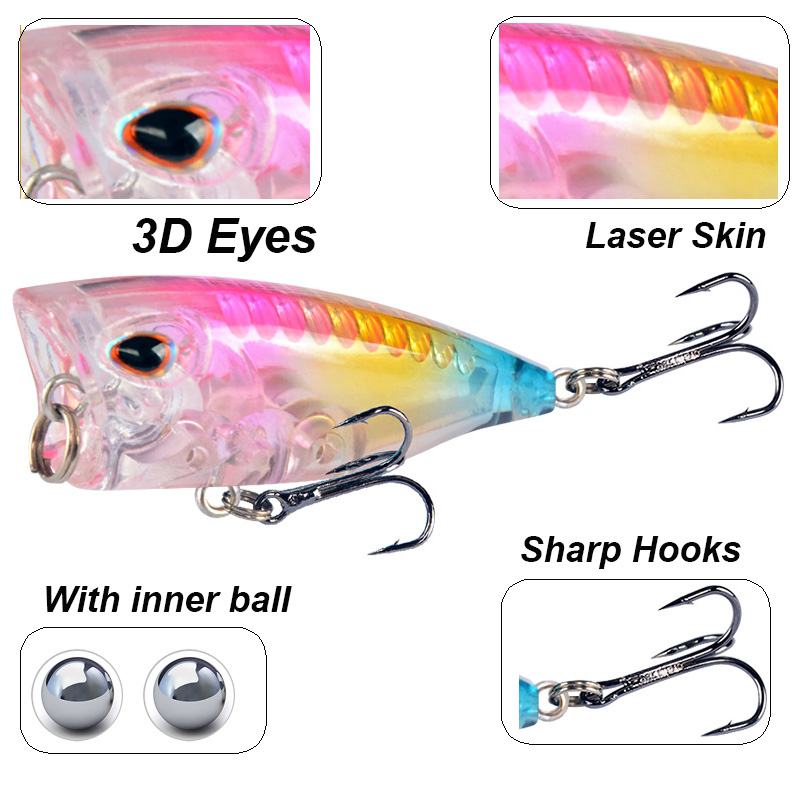 YUCONG 1PC Mini Popper Fishing - Fishing Lure Topwater บทวิจารณ์และราคา