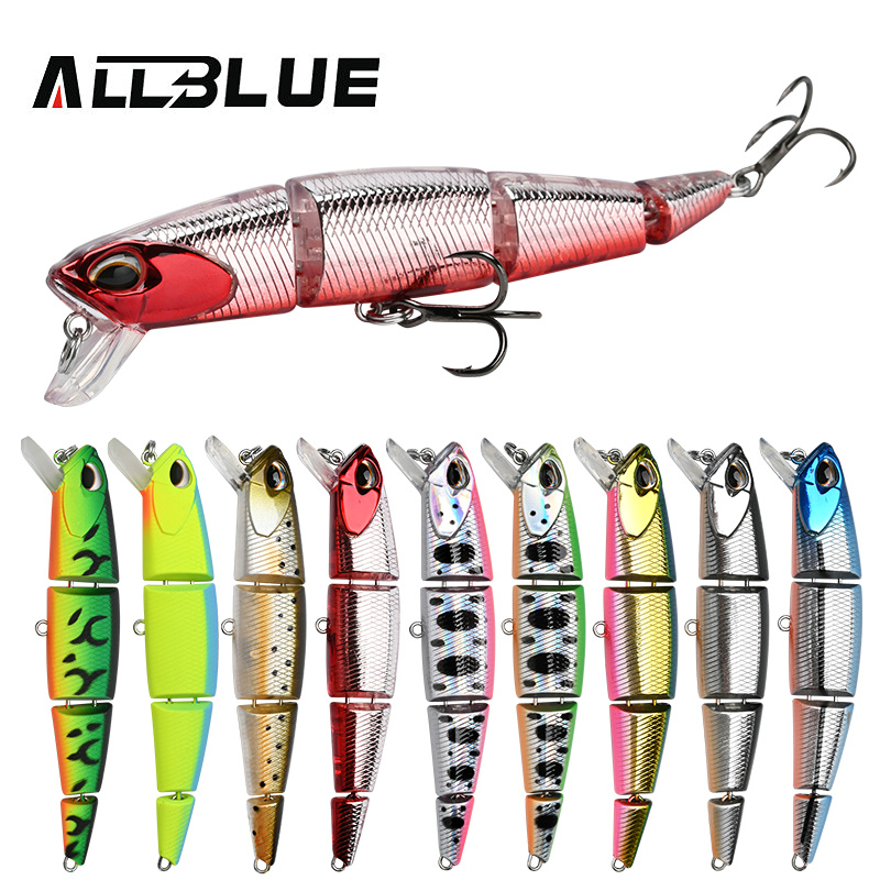 ALLBLUE Professional Jointed S - Fishing Lure Jerkbait บทวิจารณ์และราคา